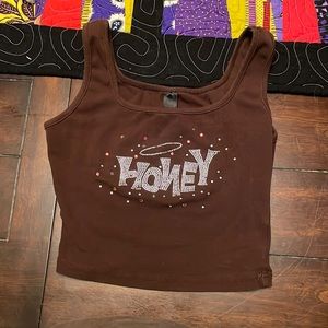 brown honey tank